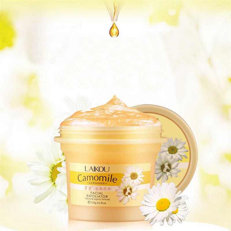 Tẩy Tế Bào Chết Laikou Camomile Facial Exfoliator 120g