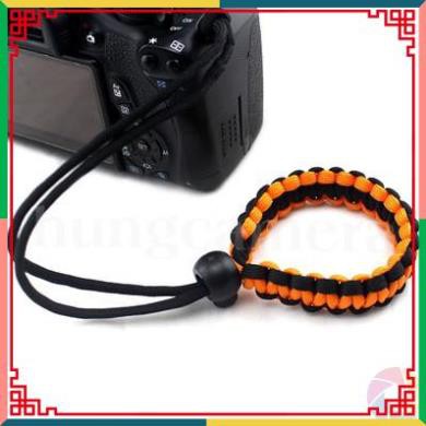 ( CC2016 ) [Mã ELCANOV hoàn 8% đơn 500k] Dây đeo tay Máy ảnh - dây bện Grip Paracord bản nhỏ 2cm