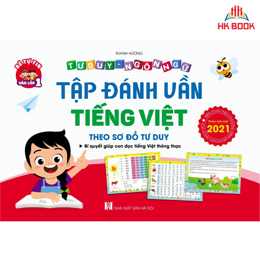 [MỚI] Tập Đánh Vần Tiếng Việt - Theo Sơ Đồ Tư Duy - Phiên Bản 2021 (1 cuốn)