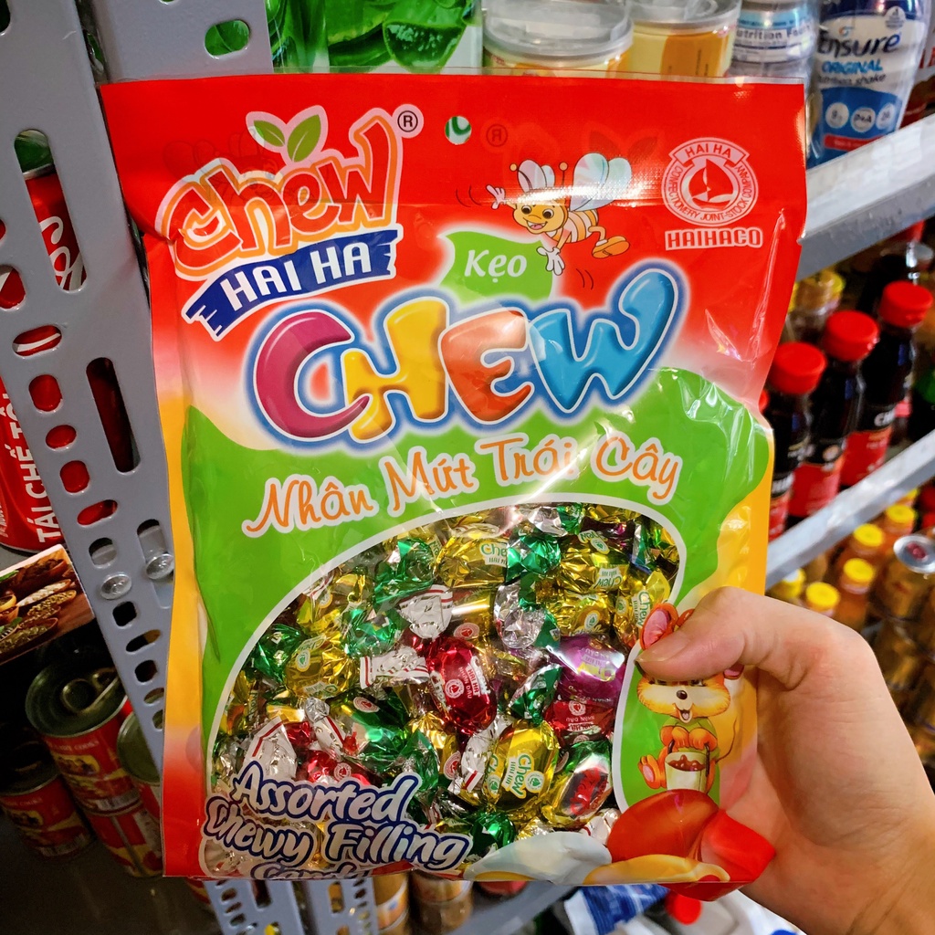 Kẹo Chew Mềm Nhân Mứt Trái Cây Hải Hà Gói 350g