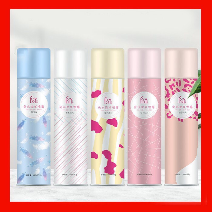 Dầu gội khô ISSY 150ml dạng xịt an toàn không cần nước dùng cho nam, nữ không bết tóc
