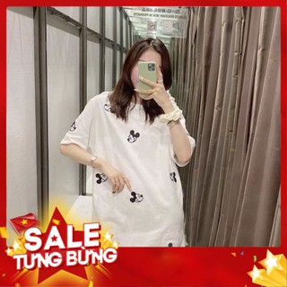 Dress❣️ 👗 đầm hoạ tiết chuột mickey zr 👗