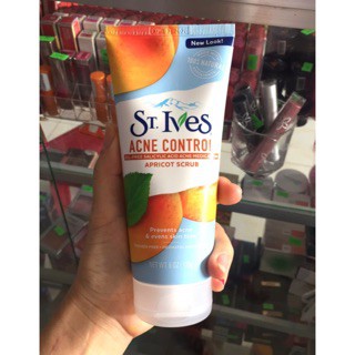 Sữa Rửa Mặt Tẩy Tế Bào Chết St.Ives Quả Mơ Blemish Control Apricot Scrub