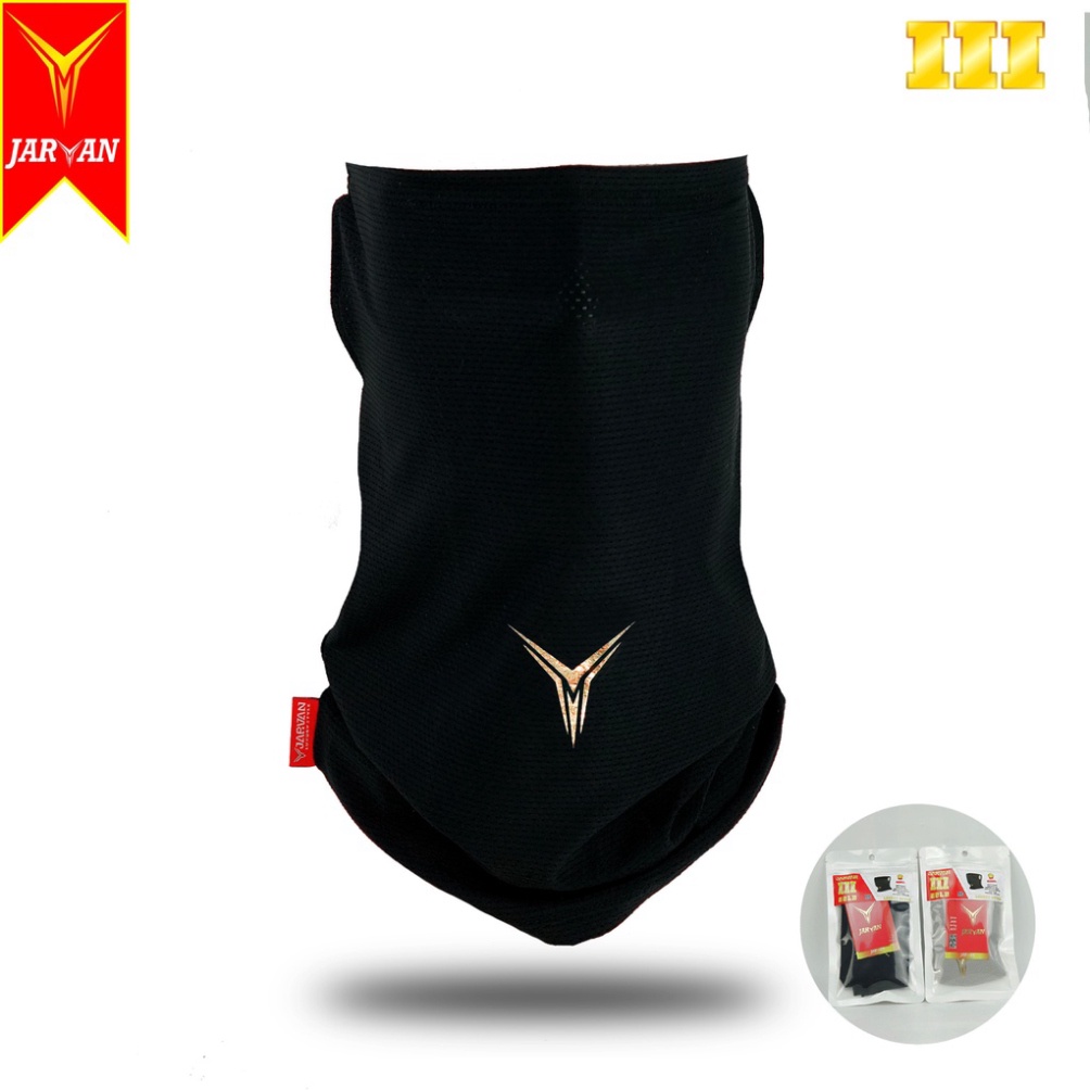 Khăn JARVAN III xỏ tai màu đen đi chơi, đi phượt - FREESHIP