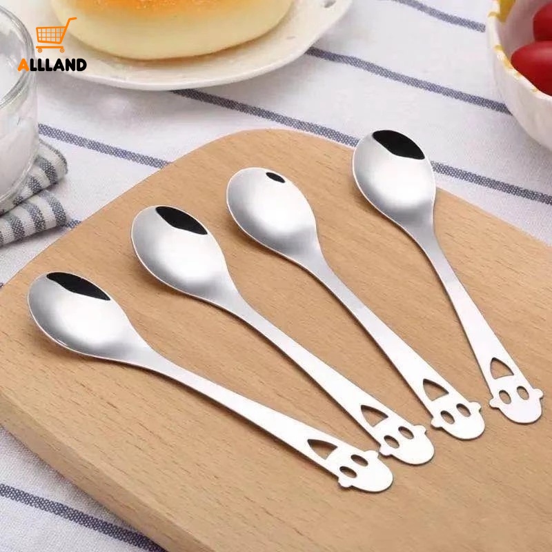 Muỗng Cà Phê Bằng Thép Không Gỉ Hình Mặt Cười