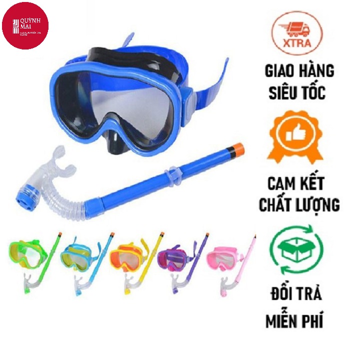 Kính Bơi Kèm Ống Thở Cho Bé