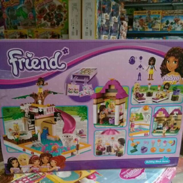Lego friend 10160. Khu nghỉ dưỡng của Andrea và Isabella.