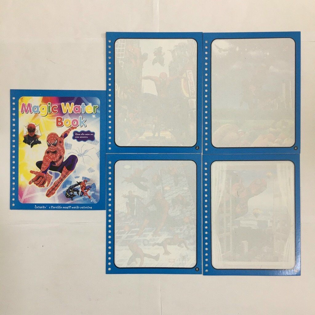 Đồ chơi tranh tô màu nước ma thuật đa dạng chủ đề - Sách nước tô màu ma thuật cho bé