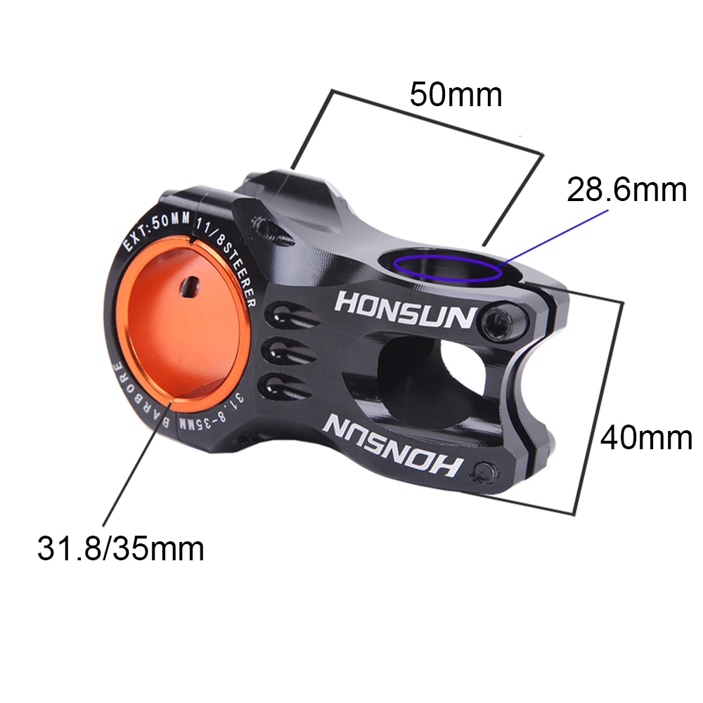 Pô tăng Prohonsun cho xe đạp leo núi 31.8*28.6*50mm am xc dh bằng hợp kim nhôm