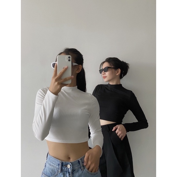Áo Thun Gân Bonne Croptop