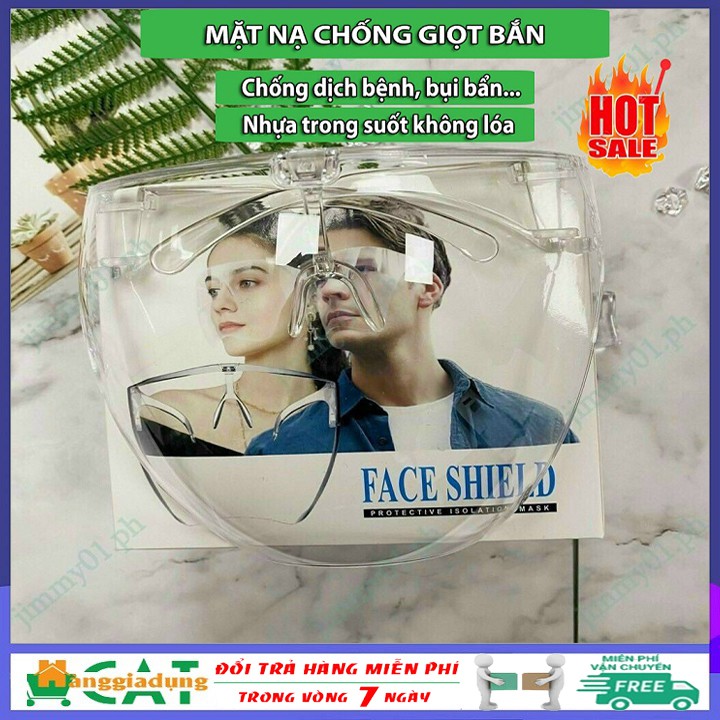 [Loại Xịn] Mặt nạ kính chống giọt bắn, mặt nạ bảo hộ chống nước, bụi bẩn không lóa mắt