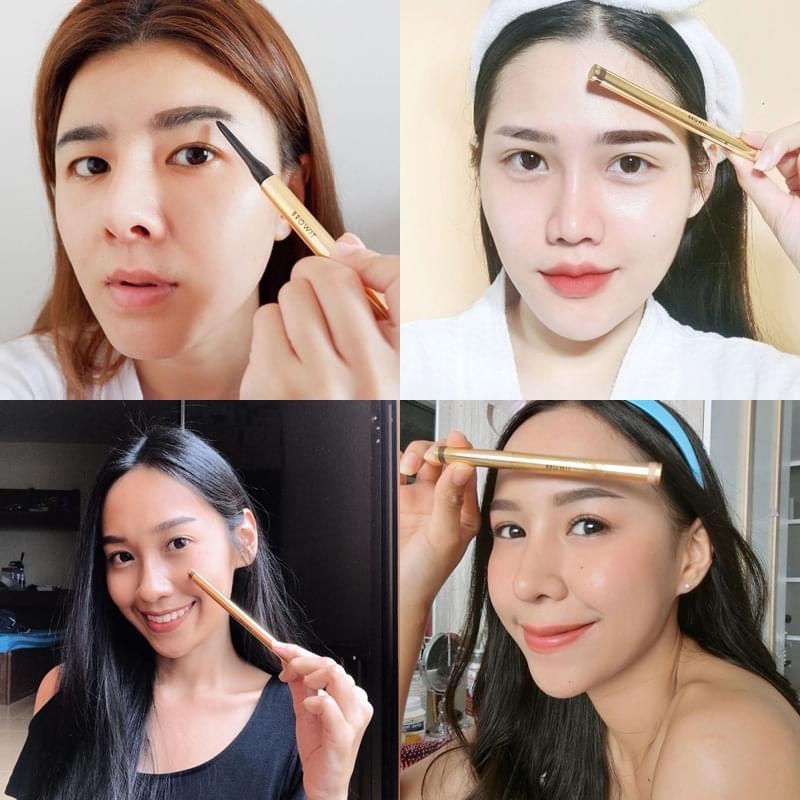 Bút Kẻ Mắt Và Sáp Mắt Nhũ 2in1 Browit Nongchat Eyemazing Shadow and Liner Thái Lan