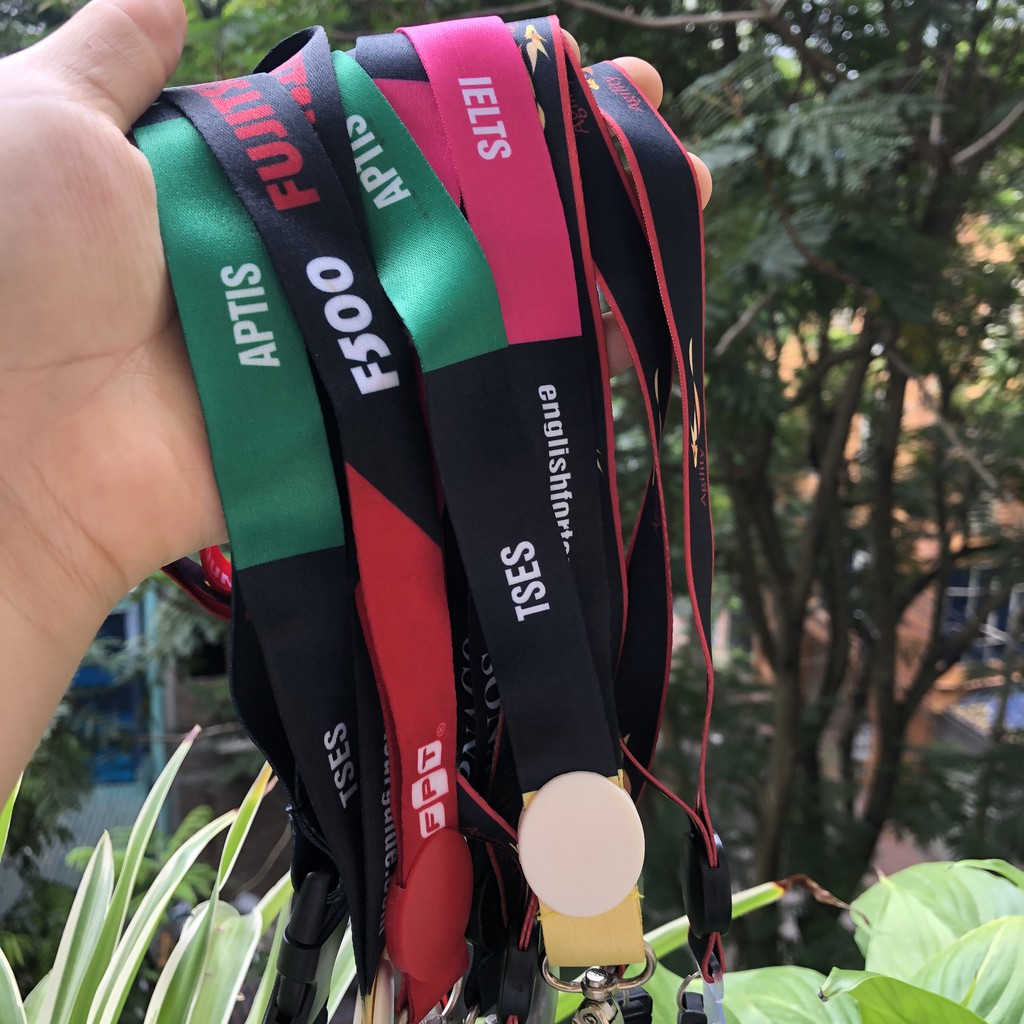 In Dây Đeo Thẻ Theo Yêu Cầu tại TP HCM - Sản xuất dây đeo thẻ.