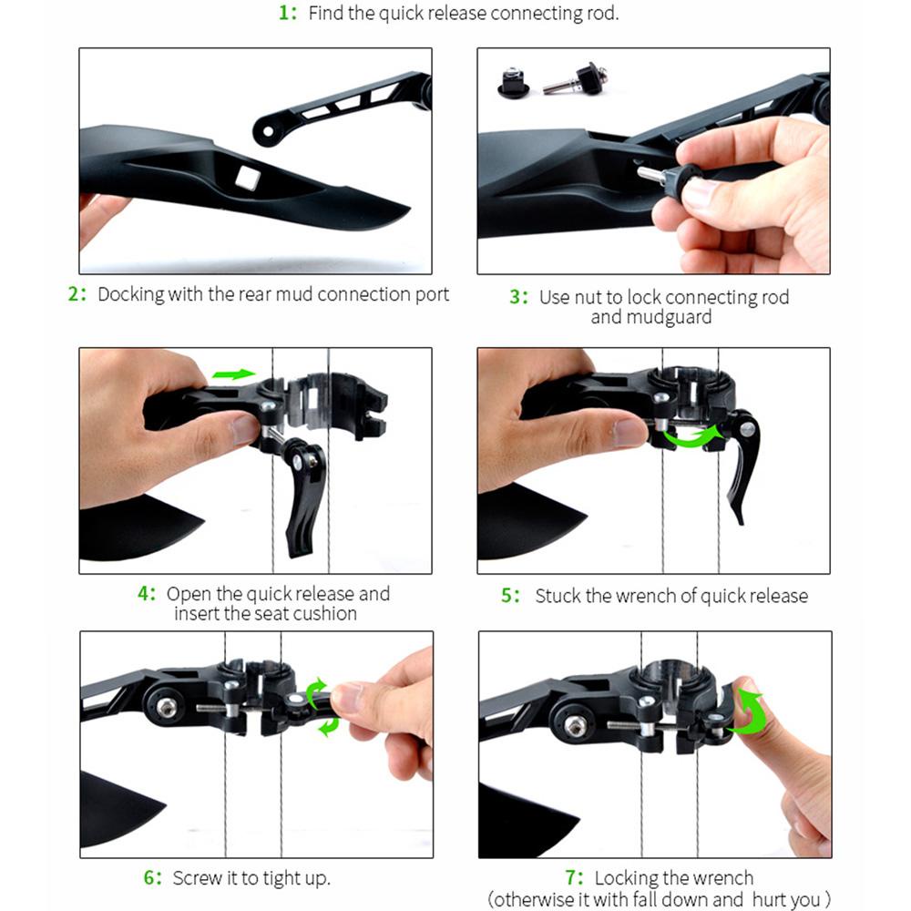 Dè Chắn Bùn Trước Và Sau Cho Xe Đạp Leo Núi 24-29 inch DANILO