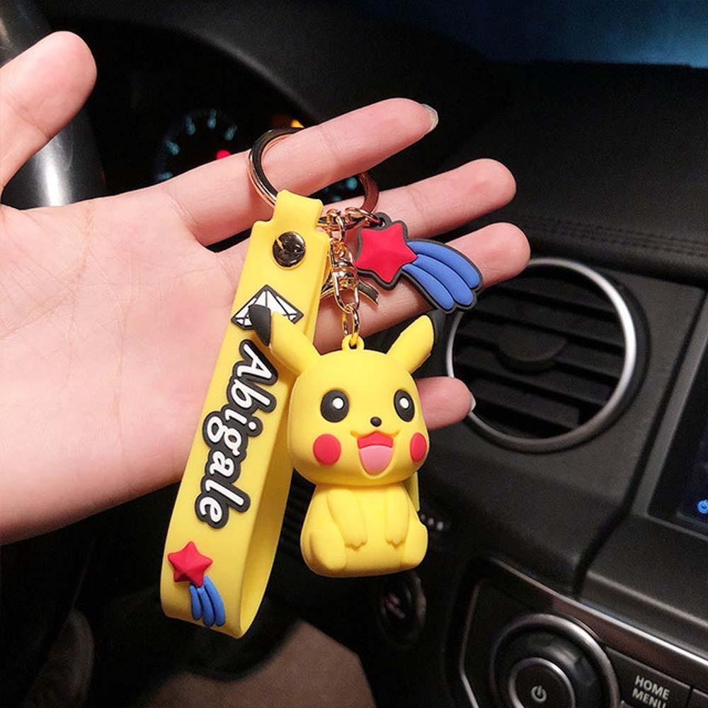 LANFY Móc Khóa Mô Hình Pikachu Hoạt Hình Nhật Bản Cổ Điển