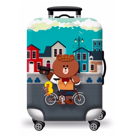 Túi bọc vali - Áo bọc vali Cao Cấp vải thun co giãn tốt, khoá kép