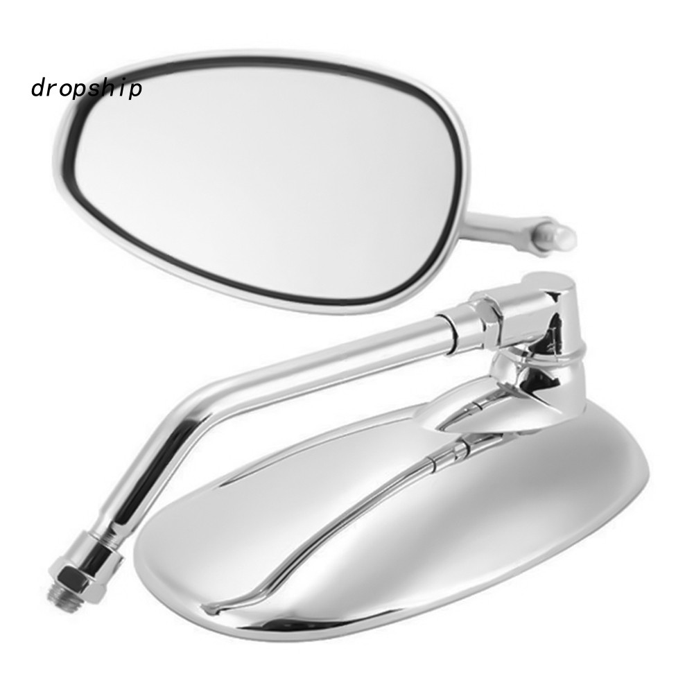 Set 2 Kính Chiếu Hậu Đường Kính Ốc Vít 10mm Cho Xe Mô Tô