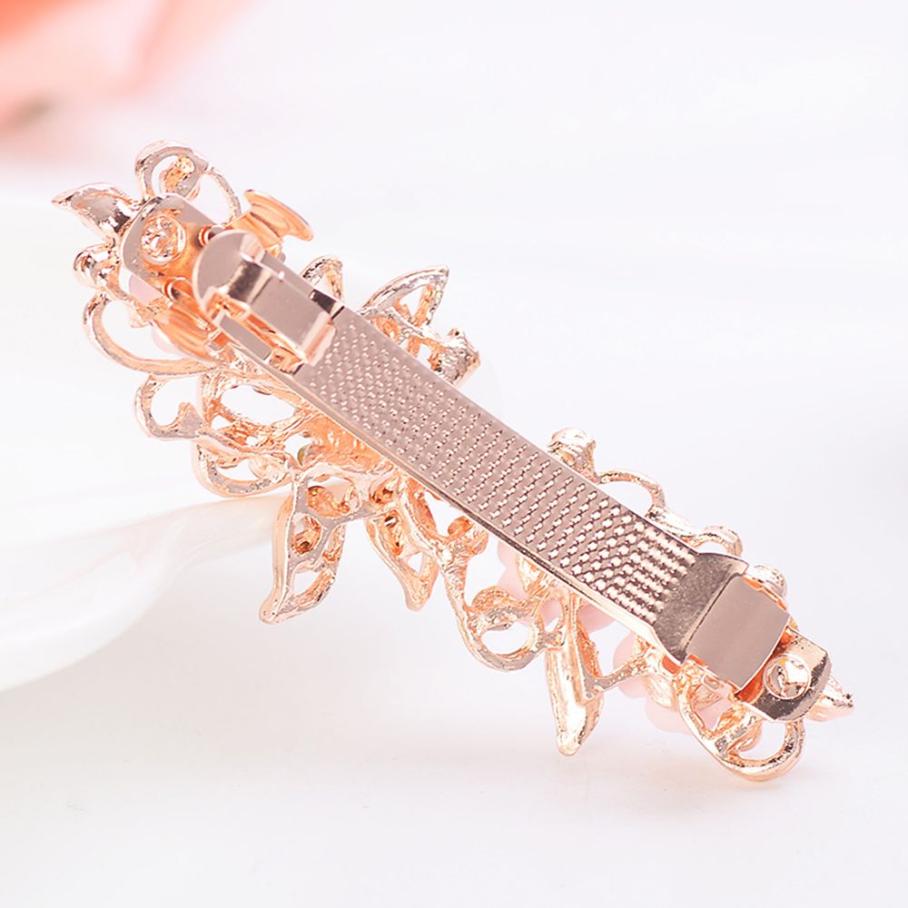 Kẹp tóc hợp kim hình bướm đính đá lấp lánh