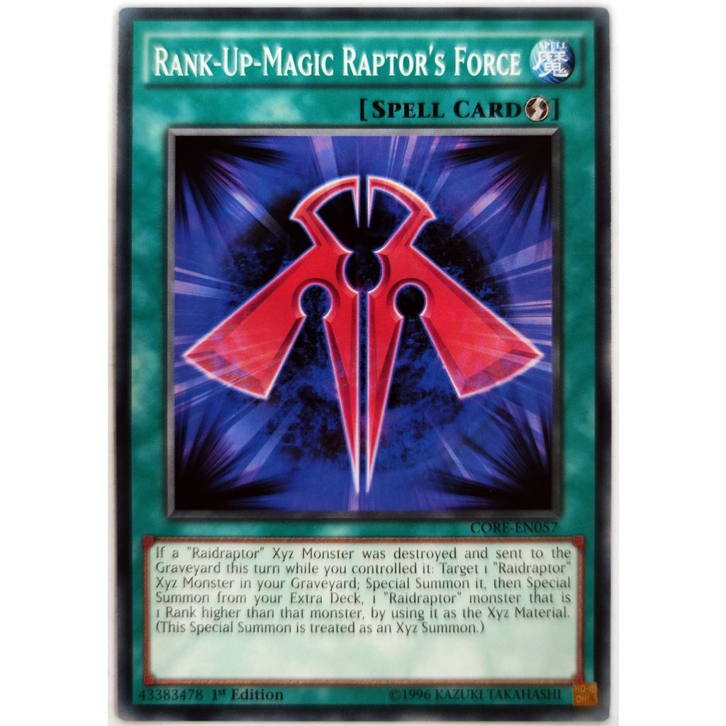 [Thẻ Yugioh] Rank-Up-Magic Raptor's Force |EN| Common