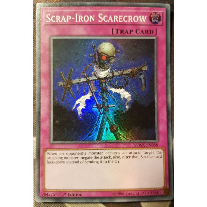 (SPWA-EN058) Thẻ bài Scrap-Iron Scarecrow – Super Rare