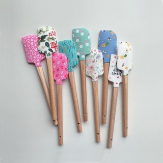 HERA Cây Phới Dẹt 23cm Bằng Silicone Chống Dính Chịu Nhiệt Dùng Để Trộn Bột Làm Bánh