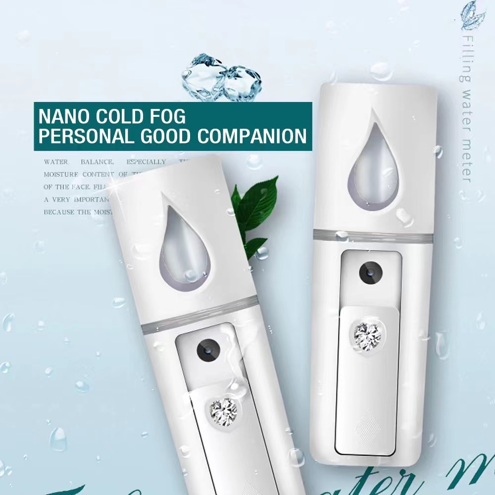 Máy Phun Sương Nano Dưỡng Ẩm Da Mặt Cổng Sạc USB Tiện Dụng