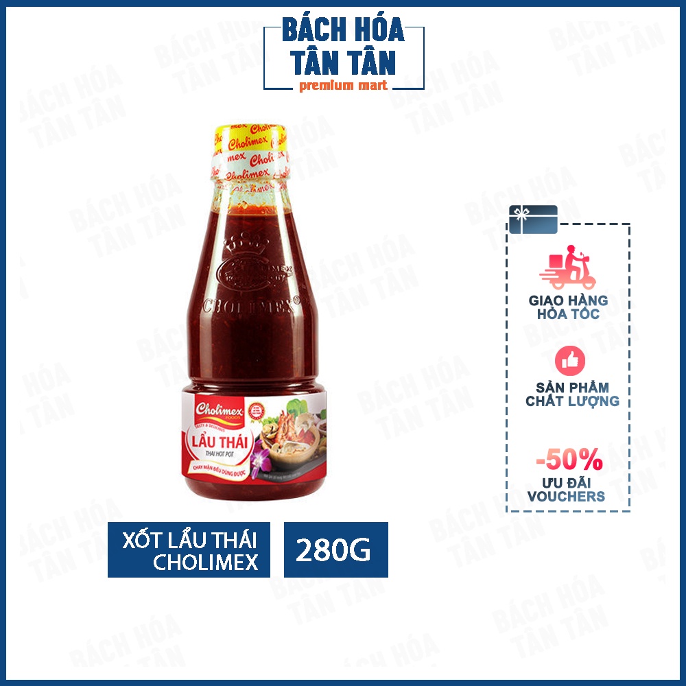 Xốt lẩu Thái Cholimex đặc biệt thơm ngon chai 280g