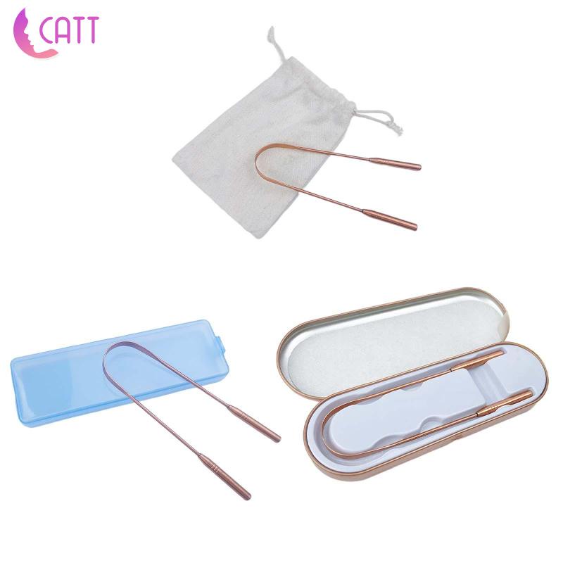 Dụng Cụ Cạo Lưỡi Bằng Đồng Nguyên Chất 100% Hình Chữ U