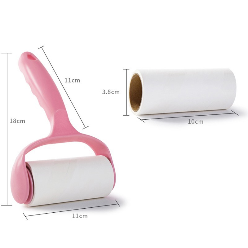 Combo 10 Lõi  Lăn Bụi 10cm Làm Sạch Quần Áo Ga Giường Sofa - Lăn Sạch Lông Động Vật Sợi Vải Đồ Da Siêu Dính