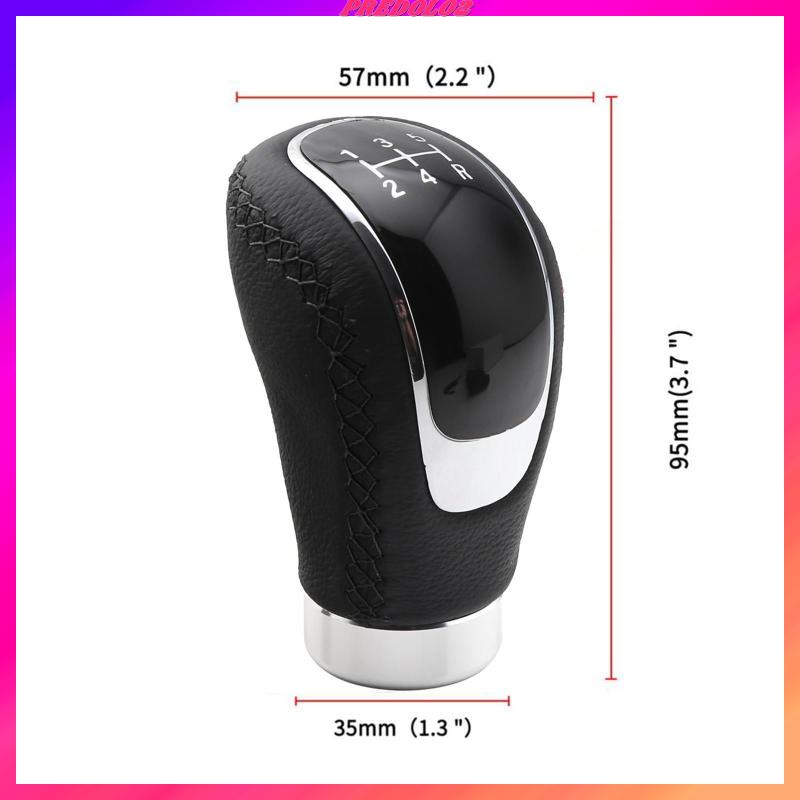 [Predolo2] Tay Nắm Cần Số Ô Tô 5 Tốc Độ Bọc Da Thông Dụng