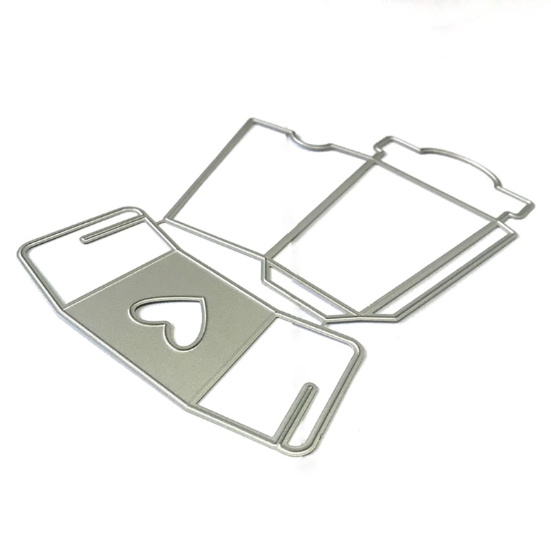 Khuôn Cắt Giấy Kim Loại Hình Tách Cà Phê Xinh Xắn