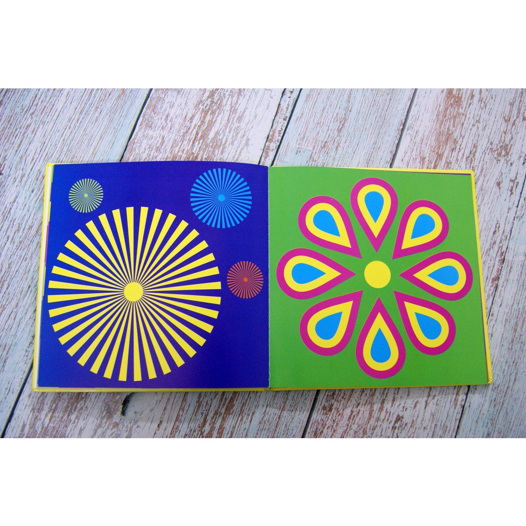 Sách - Vizibook, Kích thích thị giác màu sắc cho bé - Sách bìa cứng