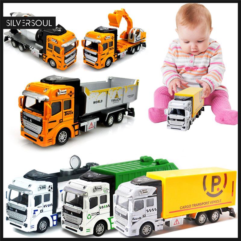 Engineering Vehicle Model Car Diecast Truck 1:48 Alloy Sanitation Novelty