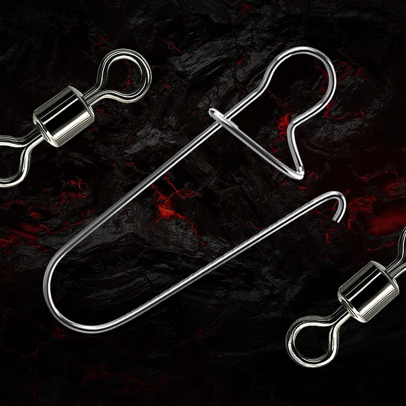 Set 50 Đầu Nối Xoay Bằng Thép Không Gỉ Chuyên Dụng Cho Câu Cá