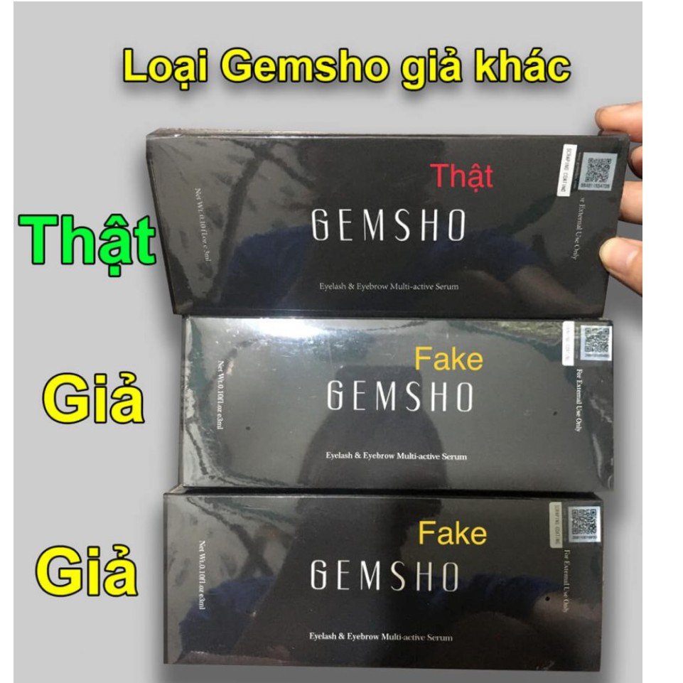 Serum Dưỡng Mi Gemsho Eyelash & Eyebrow - 3ml | BigBuy360 - bigbuy360.vn