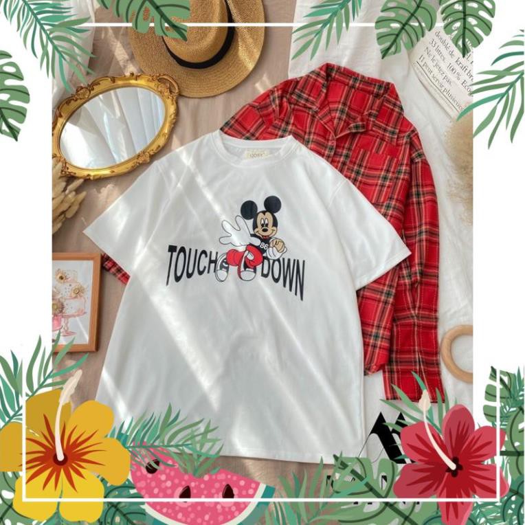 [SALE_50%] SET ÁO THUN MICKEY + SƠ MI CARO- Chất liệu cao cấp - Phiên bản Mickey - [CAO CẤP] [FLASHSALE] | BigBuy360 - bigbuy360.vn
