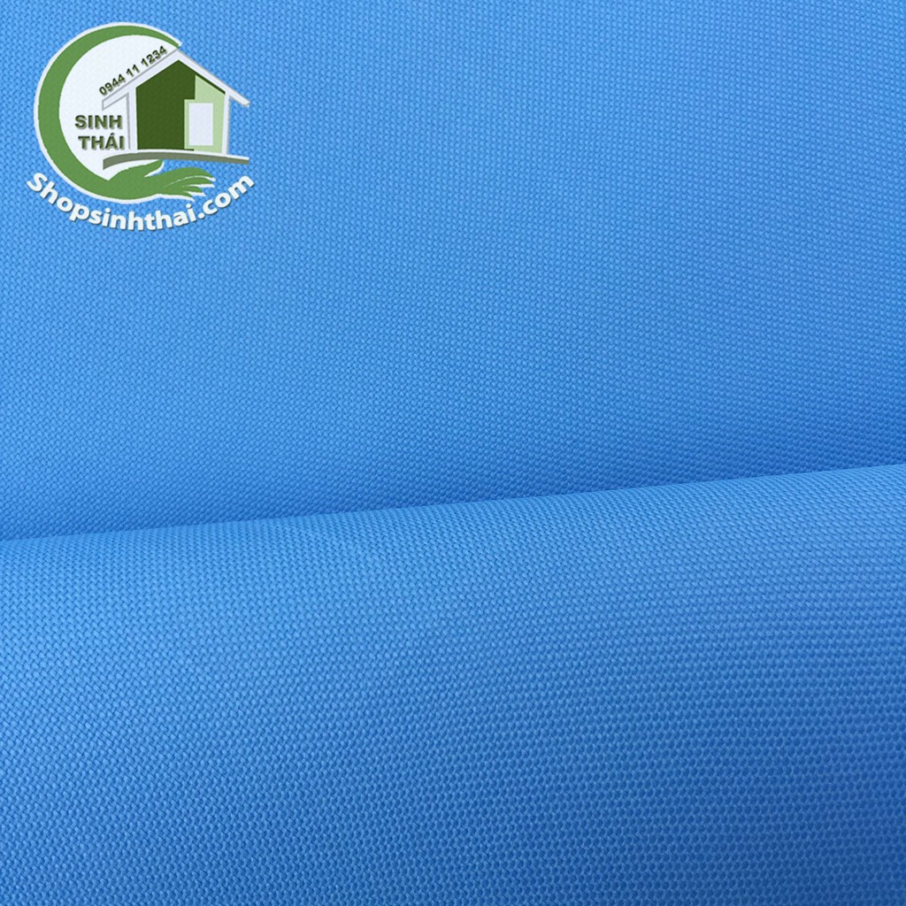 Vải bố PVC màu xanh dương - vải may balo túi xách