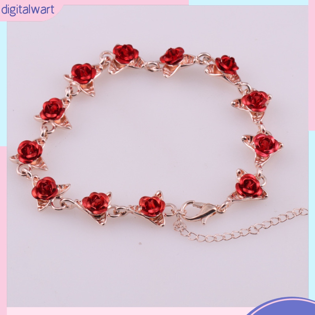DGW_ Decorative Bracelets Delicate Valentine Hand Chain Durable for Gifts