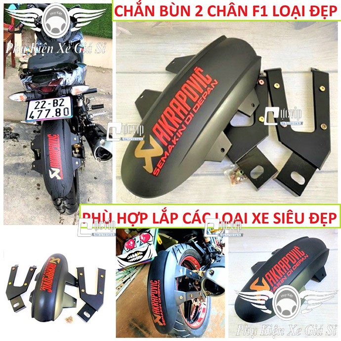 [Giá Hủy Diệt] - 4048 - Dè Chắn Bùn Sau 4 Chân Gắn Exciter 155, Exciter 150, Exciter 135, Winner, Winner X