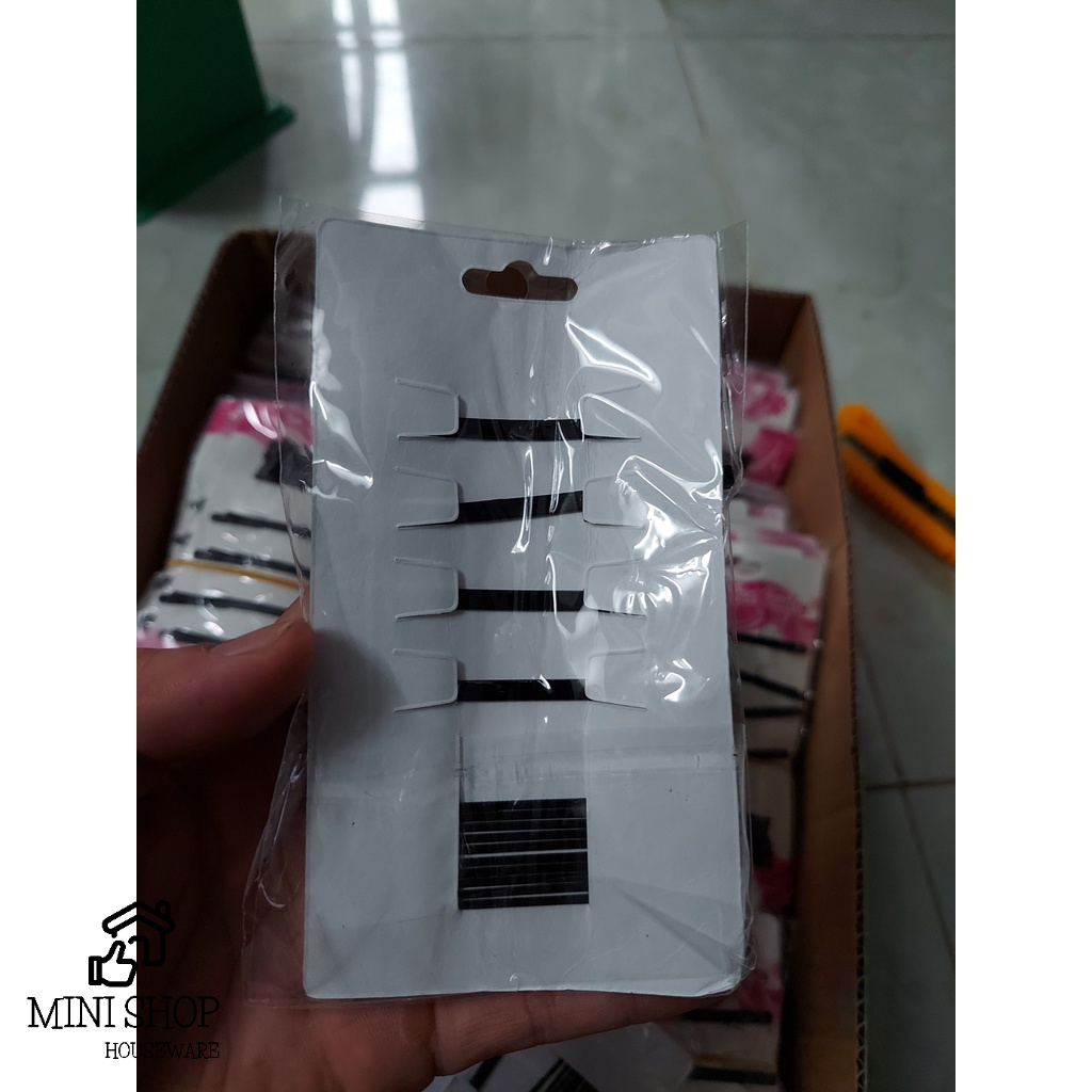 Combo 14 Kẹp Tăm Kẹp Tóc Màu Đen Thiết Kế Đơn Giản Xinh Xắn Phong Cách Hàn Quốc
