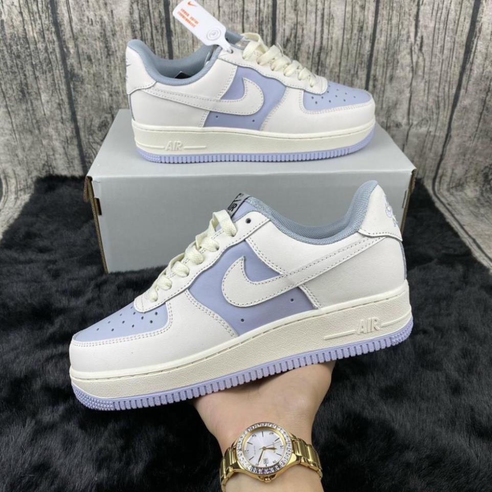 Giầy AF1 trắng xanh kem cao cấp. | BigBuy360 - bigbuy360.vn