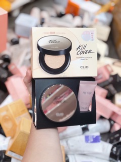 Set phấn nước Clio Kill Cover Cushion XP Primer