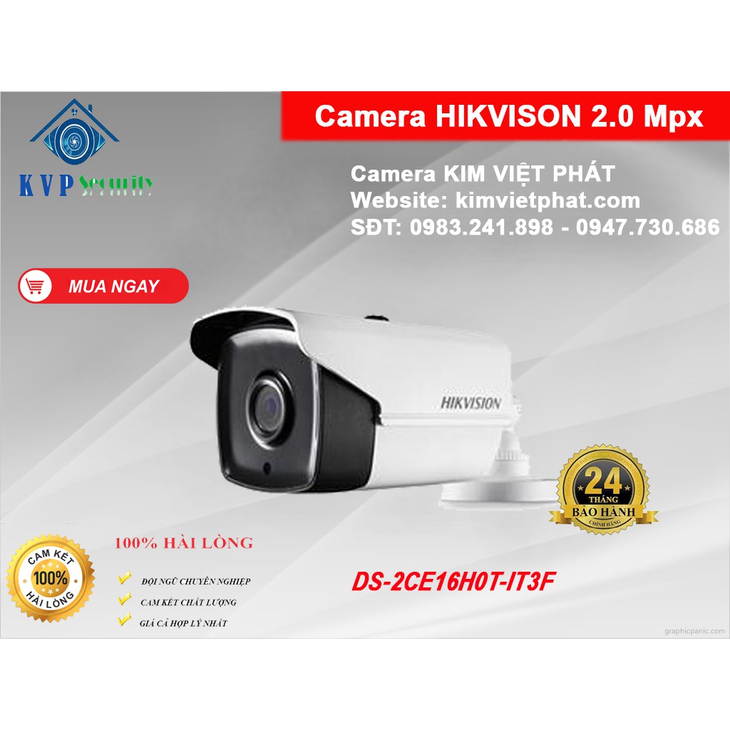 camera Hikvison 5.0 DS-2CE16H0T-IT3F