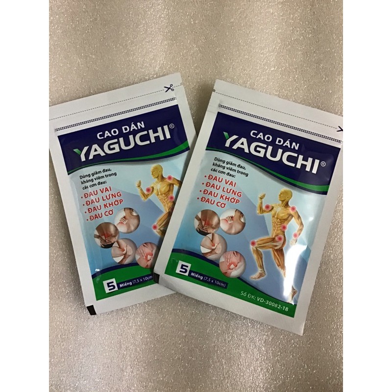 Cao dán nóng giảm đau Yaguchi