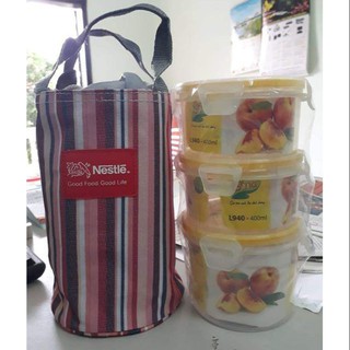 Bộ hộp nhựa đựng thực phẩm