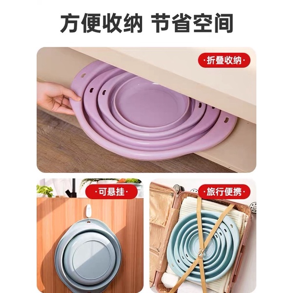 Thau Trộn Mồi Silicon Gấp Gọn
