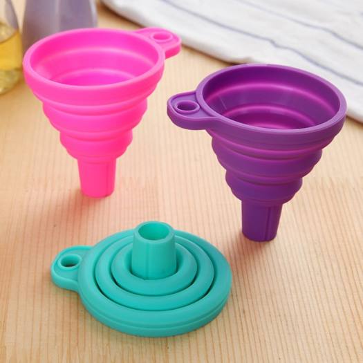 Phễu/Quặng sillicon gấp gọn chịu nhiệt tốt tiện dụng