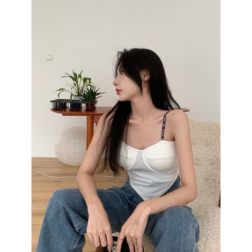 Áo Croptop Dây Chữ Ôm Body Smide Clothing