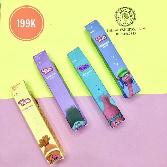 Che khuyết điểm 2 đầu Concealer Dual Veil Phiên Bản Limited Edition Trolls | BigBuy360 - bigbuy360.vn