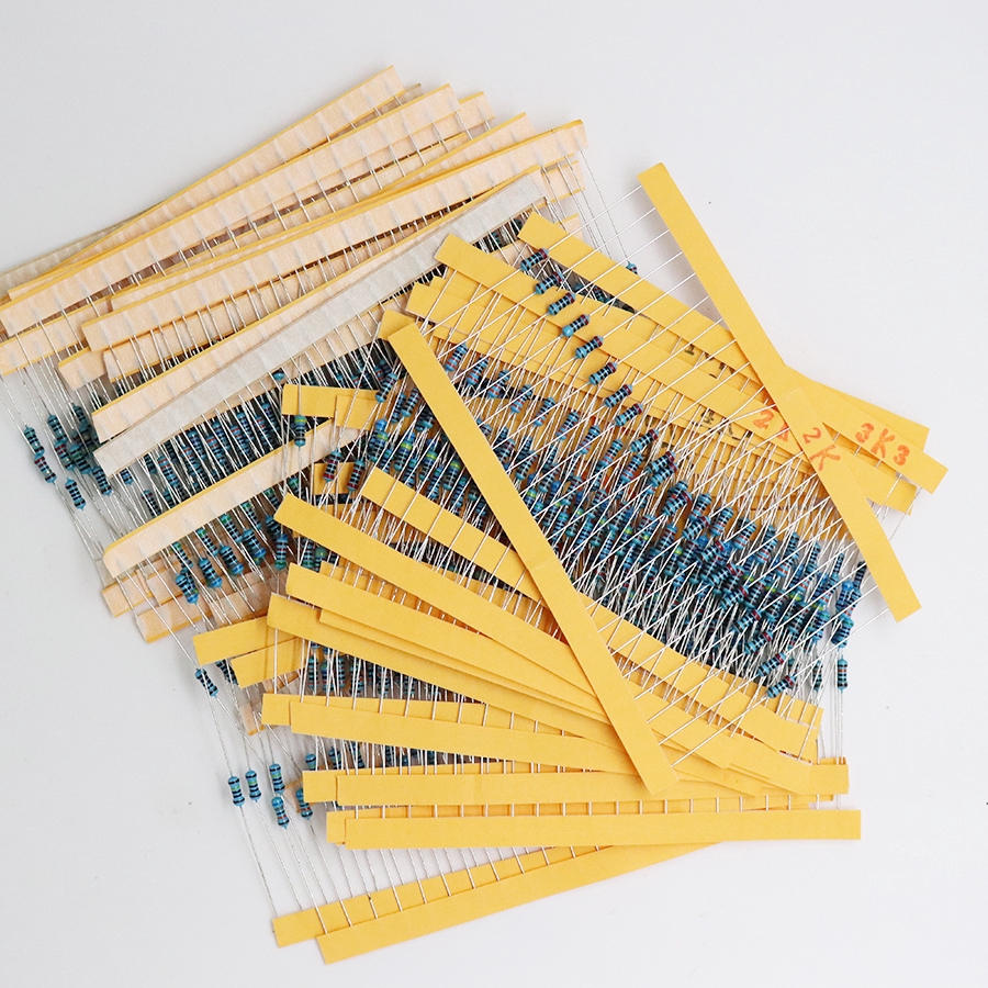Set 600 Điện Trở Màng Kim Loại 1 / 4w 1% 14-21 Chuyên Dụng